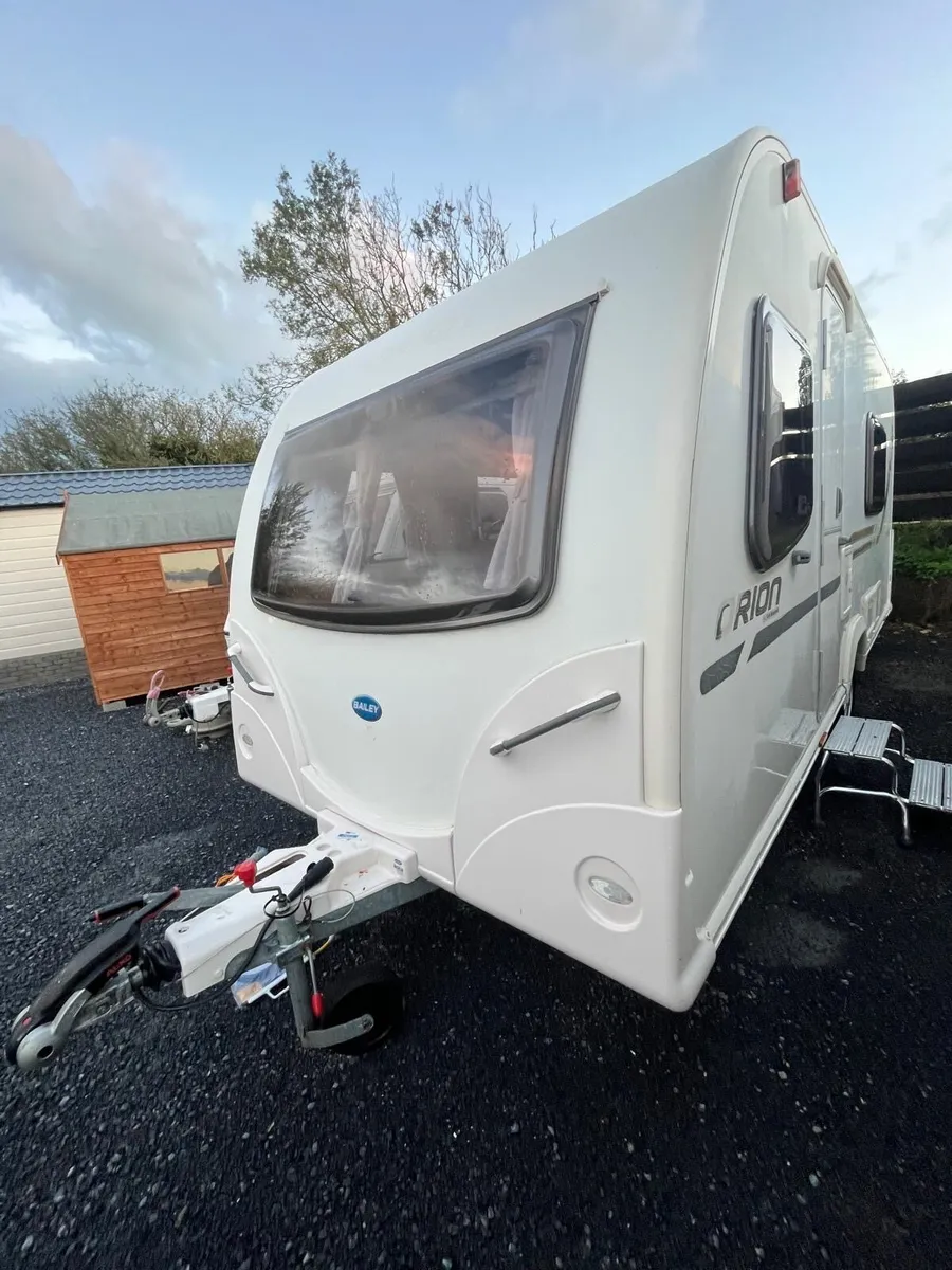2013 Bailey Orion 430/4 caravan fixed bed - Image 1