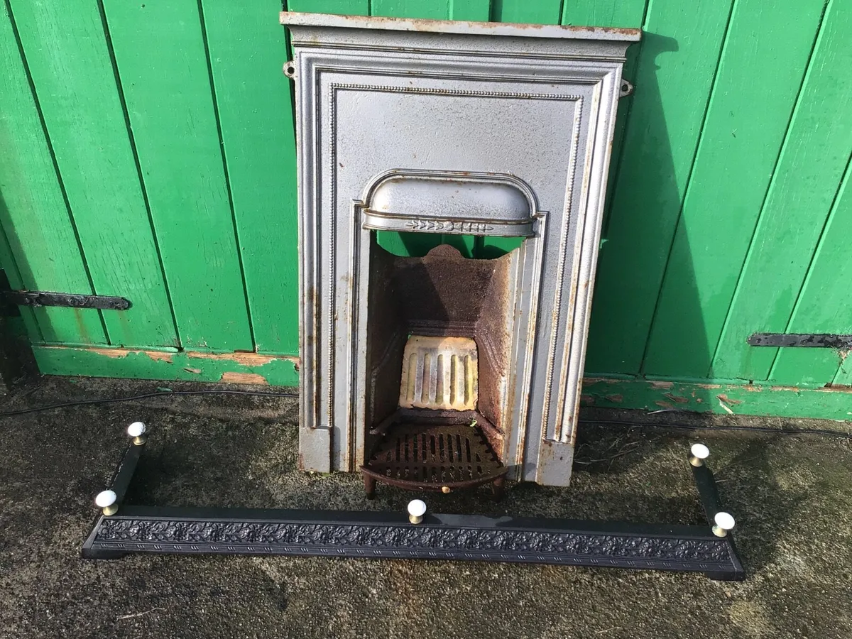Antique Fireplace and fender