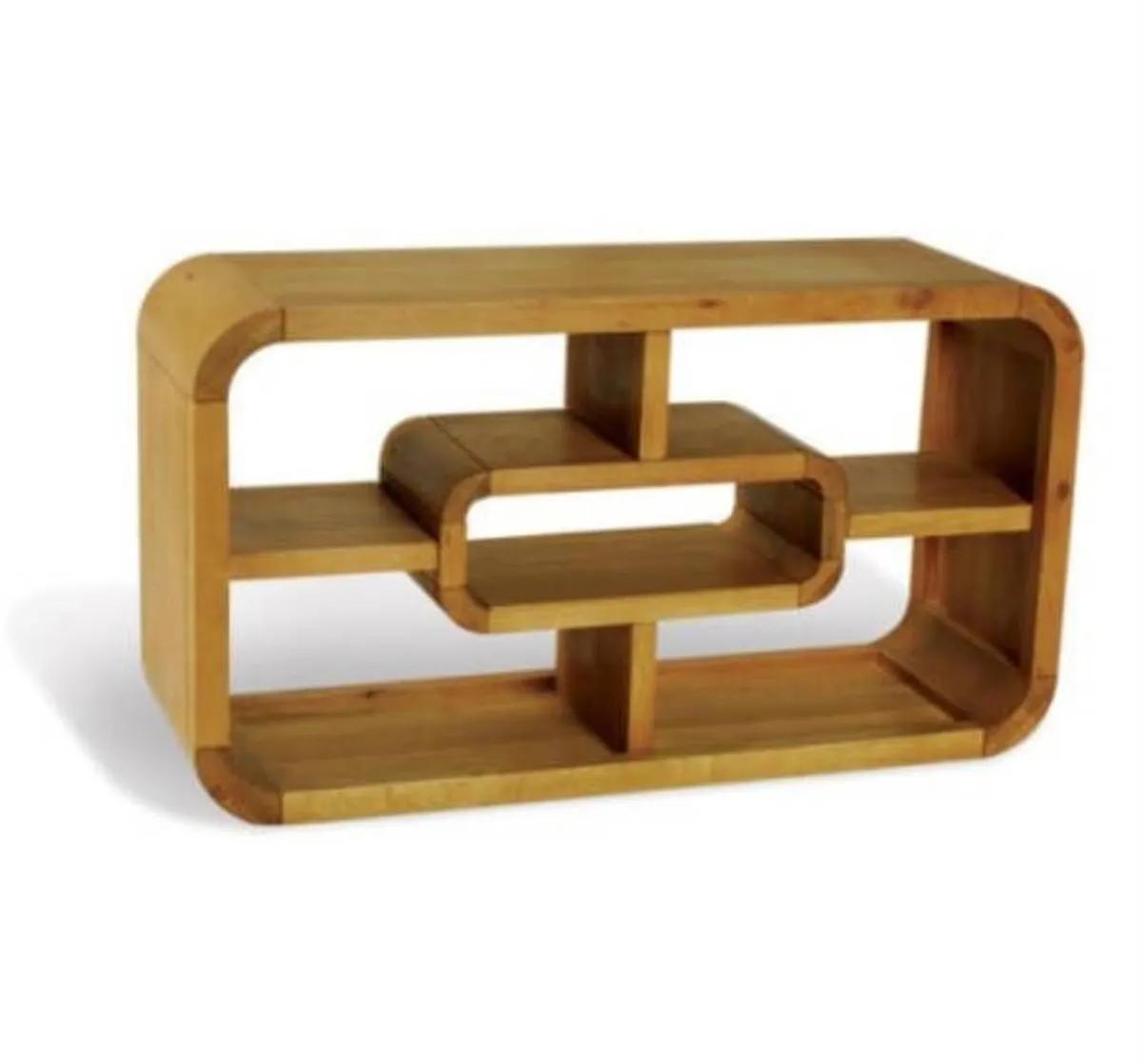 TV stand and  coffee table -  solid oak - Image 1
