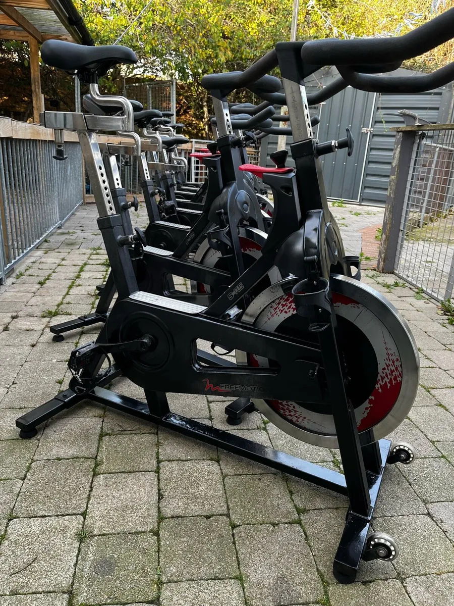 8 freemotion spin bikes S11.5. Commercial - Image 2