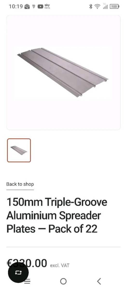 Underfloor heating spreader plates