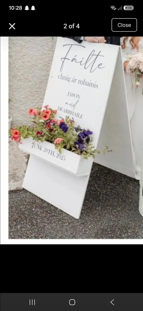 Wedding Welcome Sign - Image 1