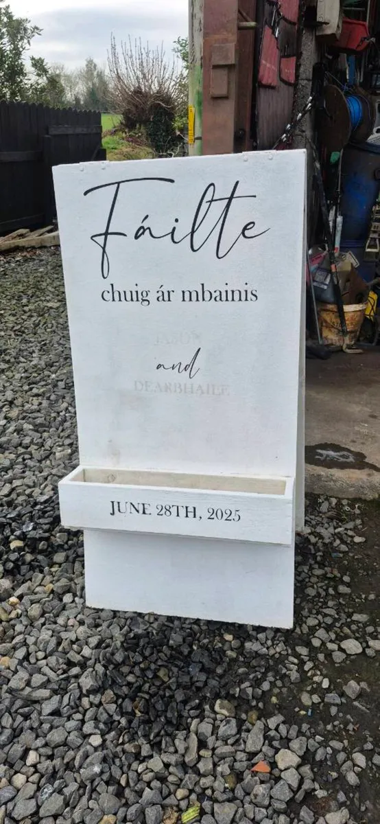 Wedding Welcome Sign - Image 2