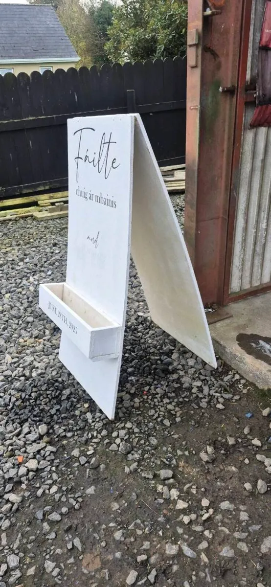 Wedding Welcome Sign - Image 4