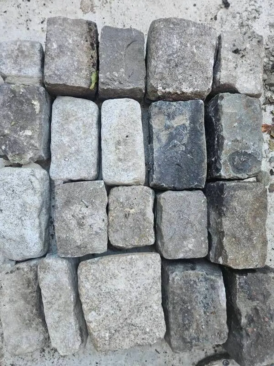 100+ Original Hand Cut Reclaimed Dublin Cobbles - Image 1