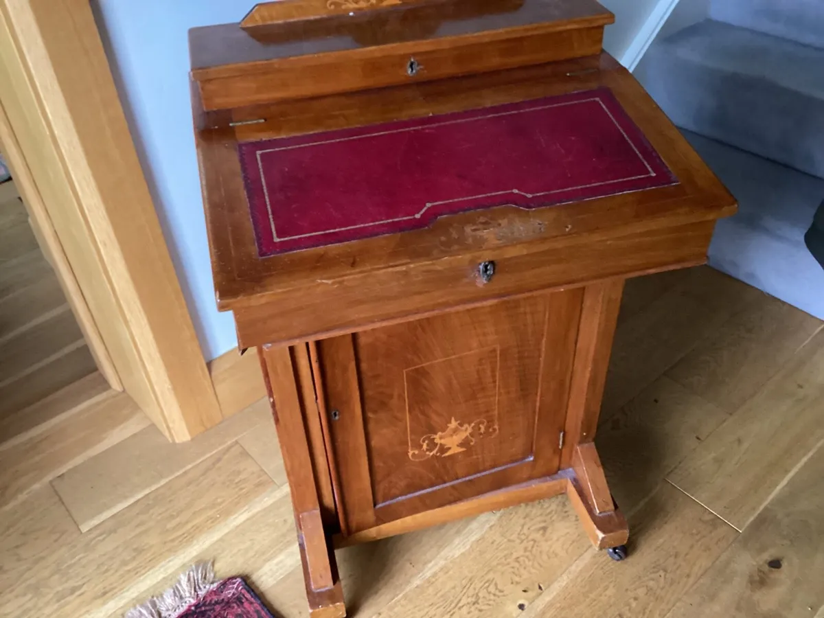 Victorian or early Edwardian Davenport desk - Image 1