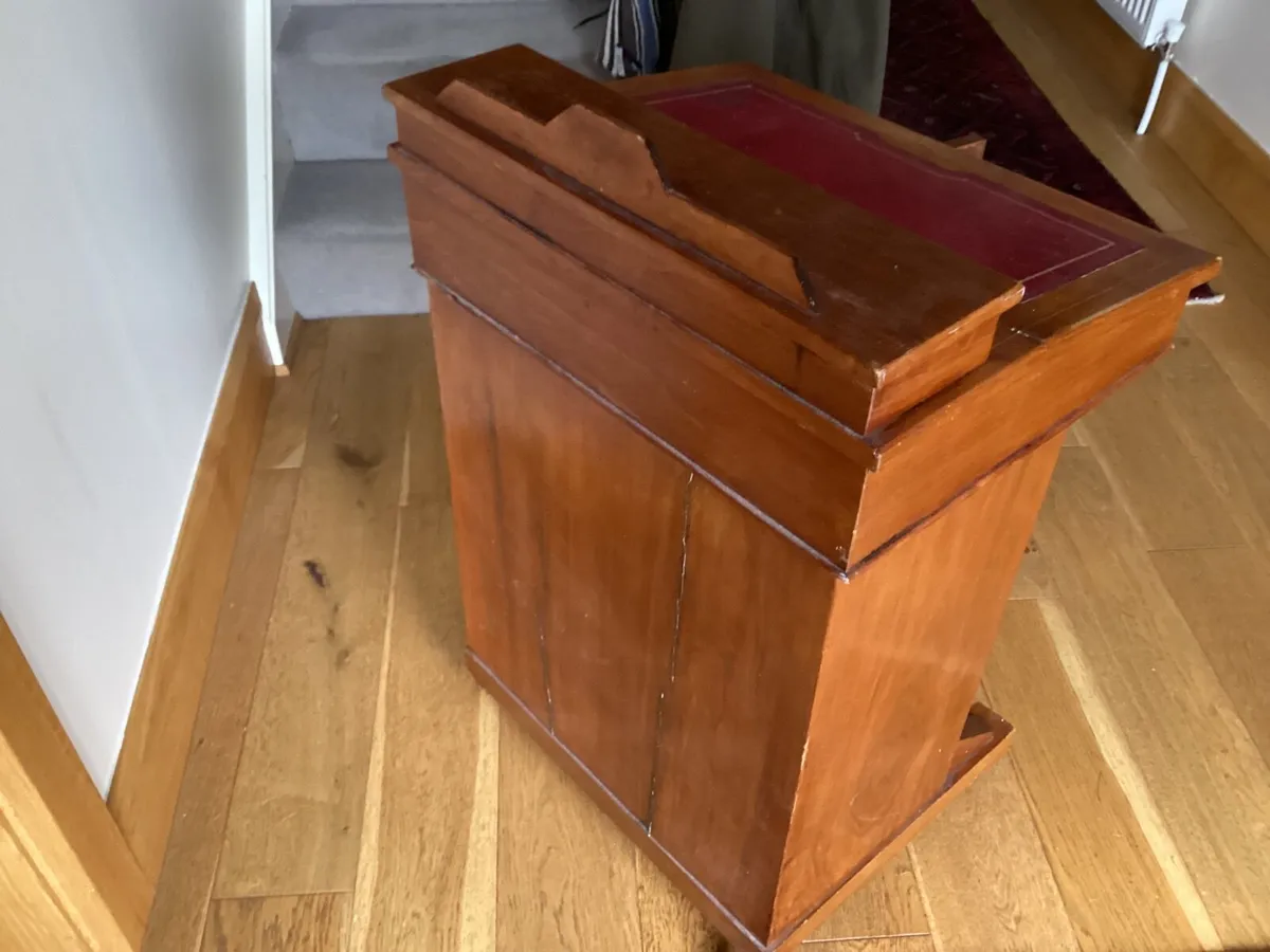 Victorian or early Edwardian Davenport desk - Image 3