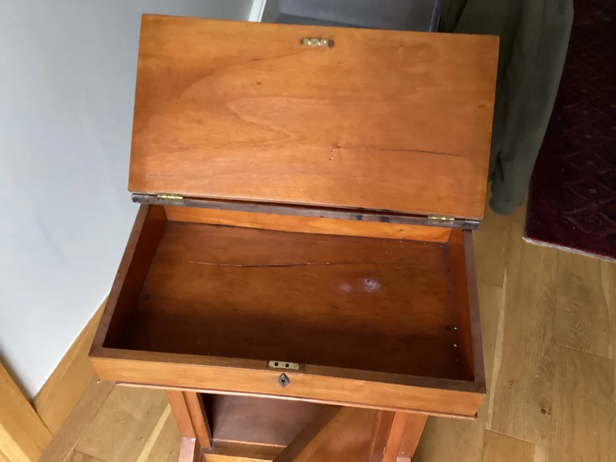 Victorian or early Edwardian Davenport desk - Image 4