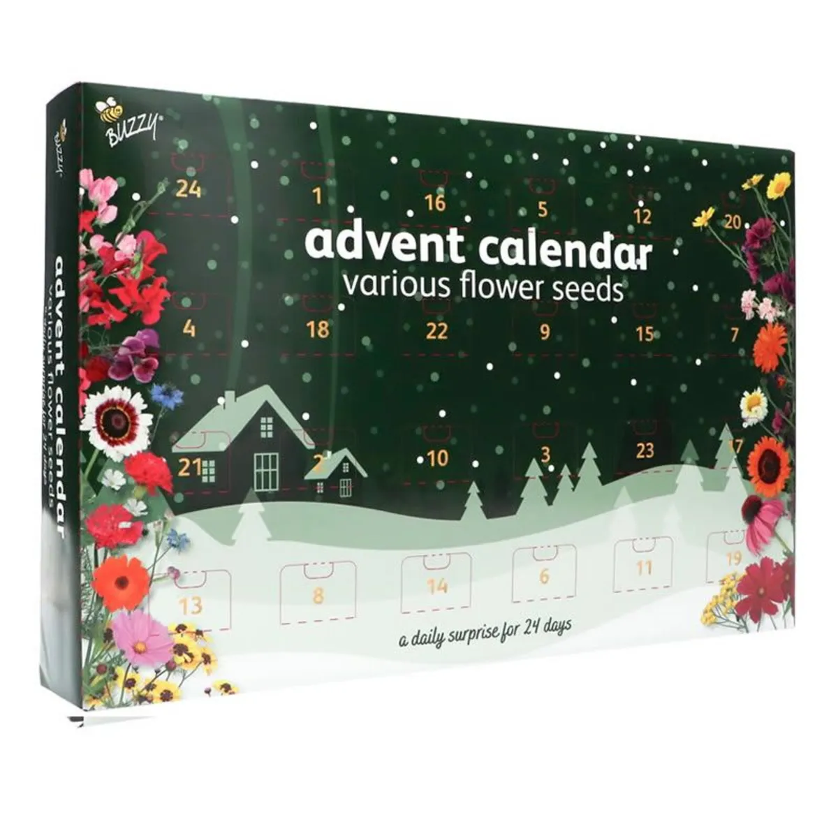 Buzzy Advent Calendar Flower Seeds - Image 1