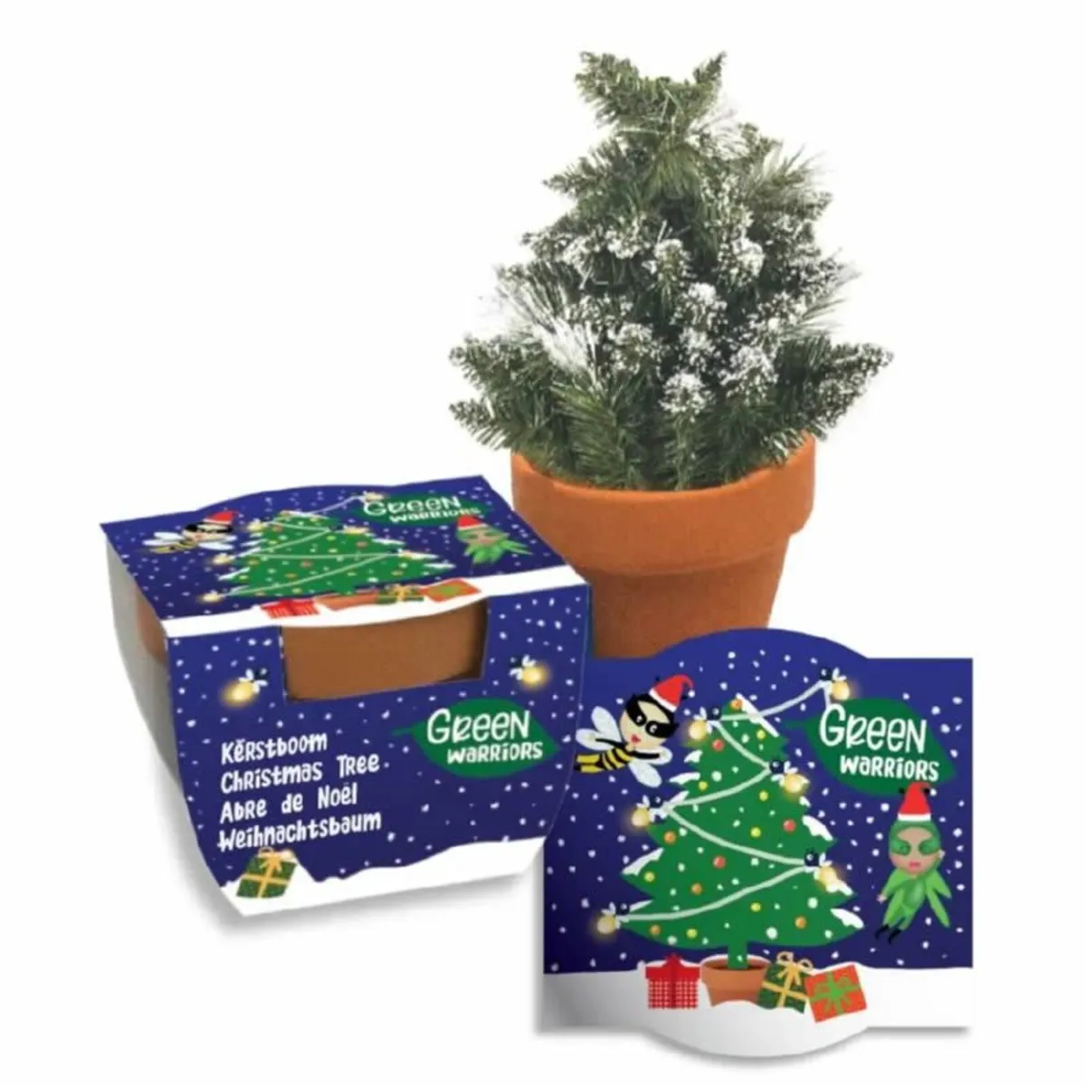 Green Warriors Grow Gift Christmas Tree Mini Pot