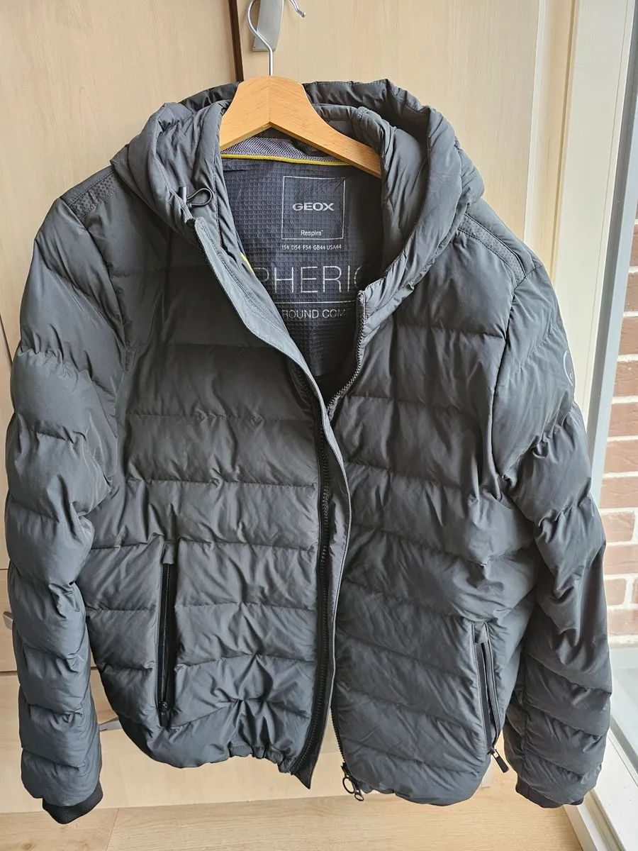 Geox Spherica men's hooded puffer/quilted jacket - Image 1