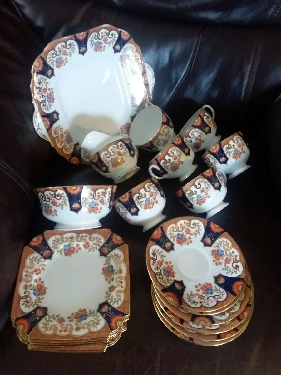 ANTIQUE FINE BONE ChINA...dated 1891 to 1905 - Image 1