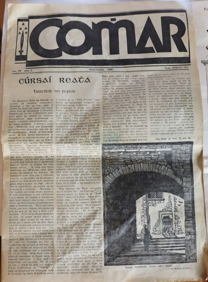 2  antique Irish Language and Arts publications - Image 3