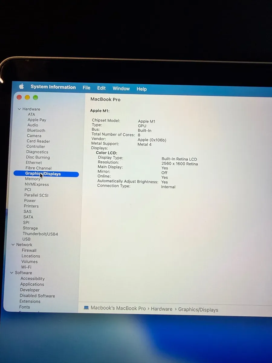 MacBook Pro 13 2020 M1 16GB/512SSD/356c - Image 2