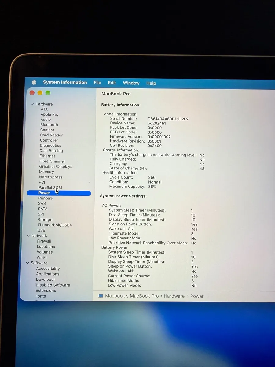 MacBook Pro 13 2020 M1 16GB/512SSD/356c - Image 4