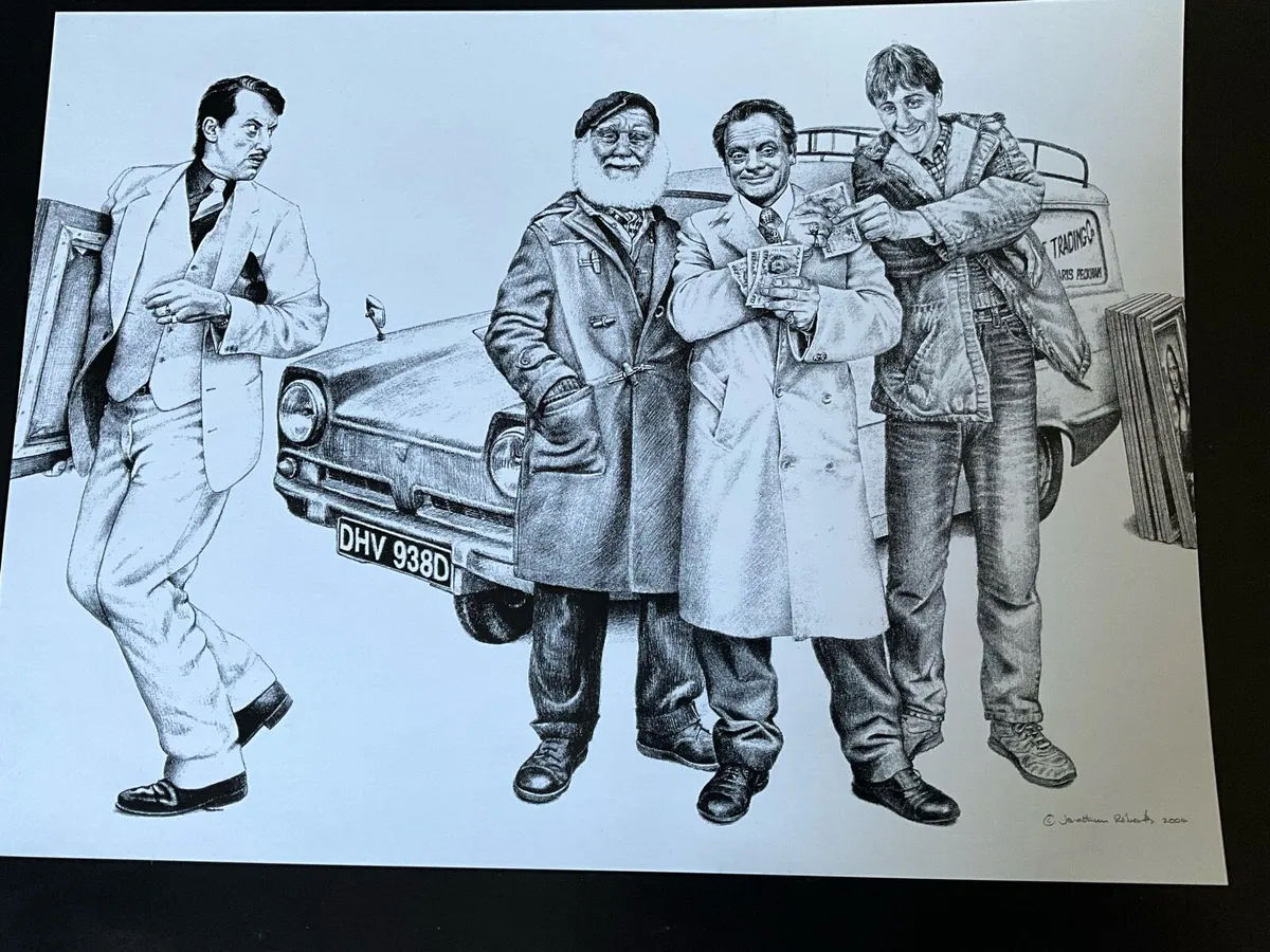 ‘Only Fools & Horses Pencil Print by J. Robert’s - Image 3