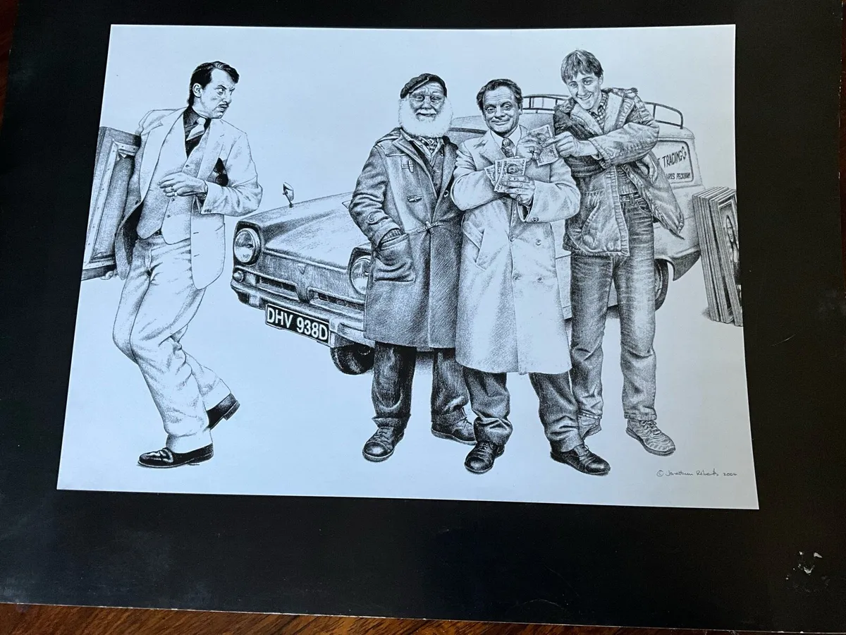 ‘Only Fools & Horses Pencil Print by J. Robert’s - Image 4