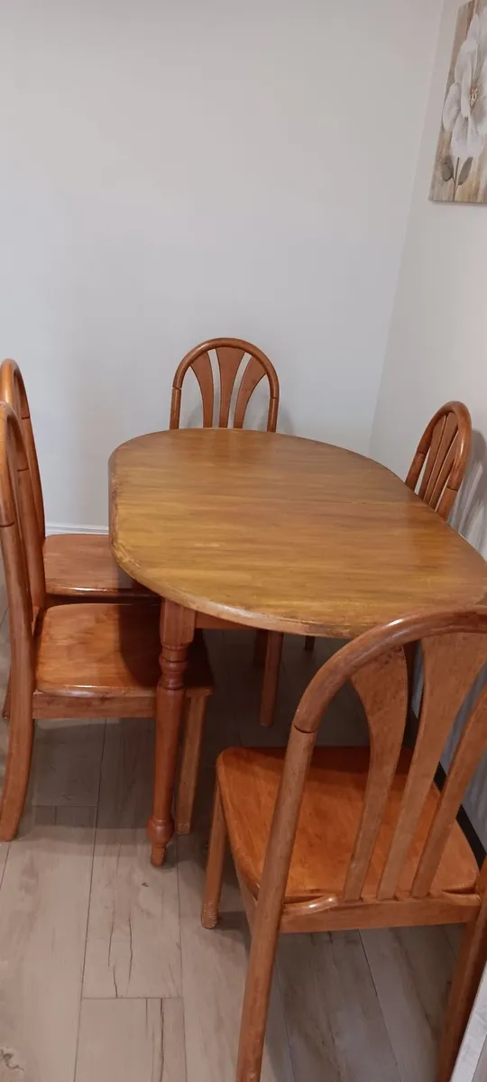 Dining Table with 5 chairs - Image 1