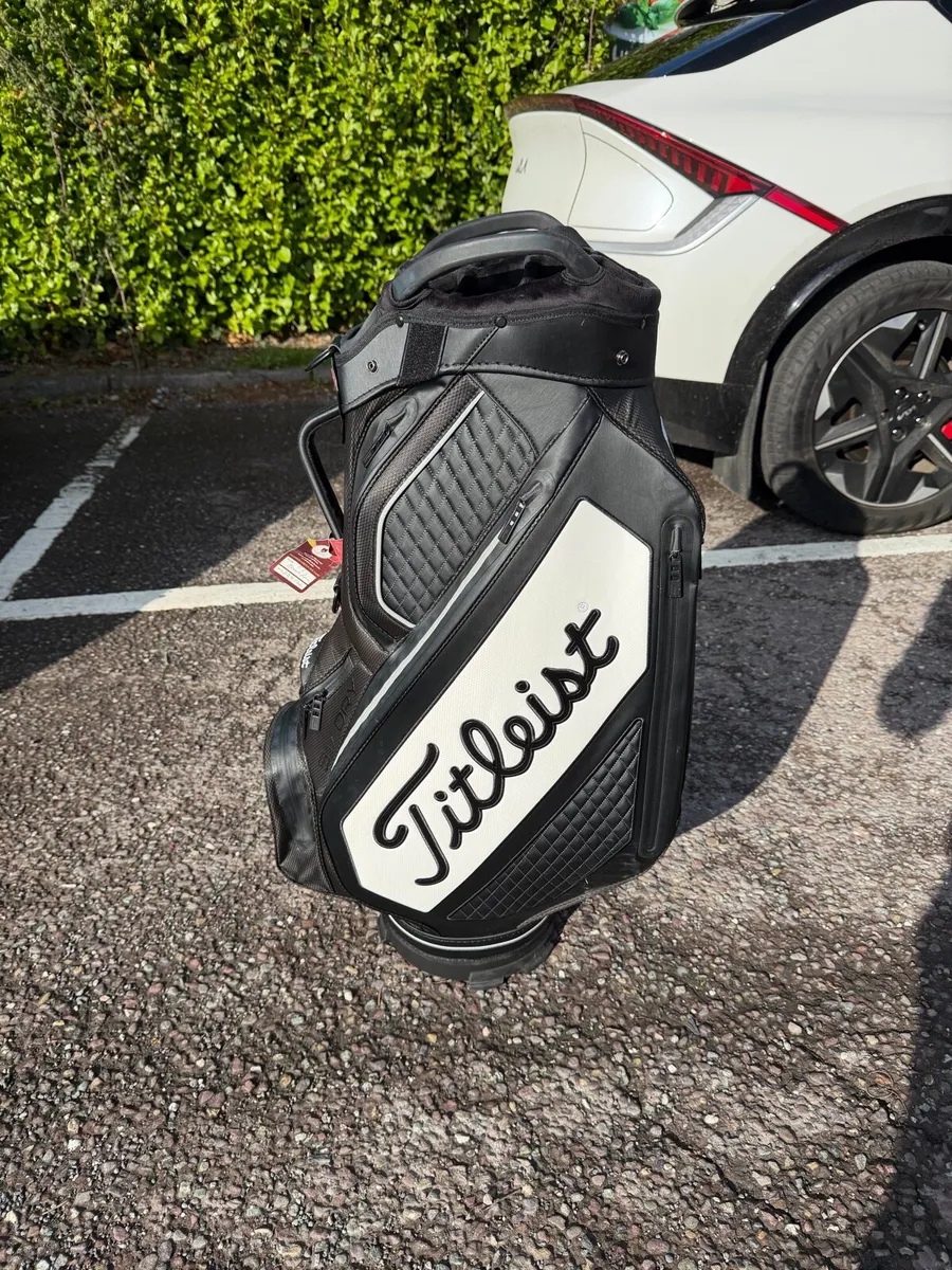 Titleist Jet Black Premium StaDry Cart Bag - Image 1