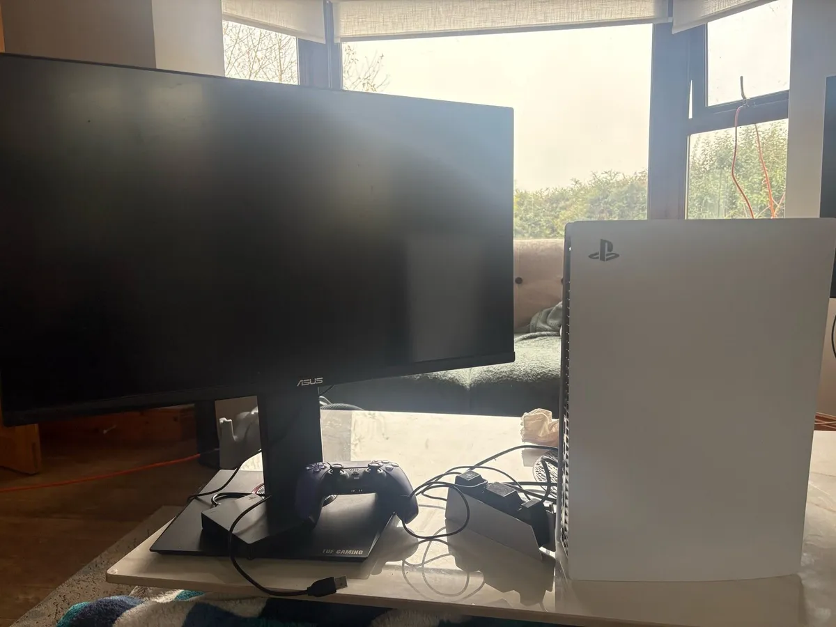 PS5 Digital with 4K Monitor and more - Image 1