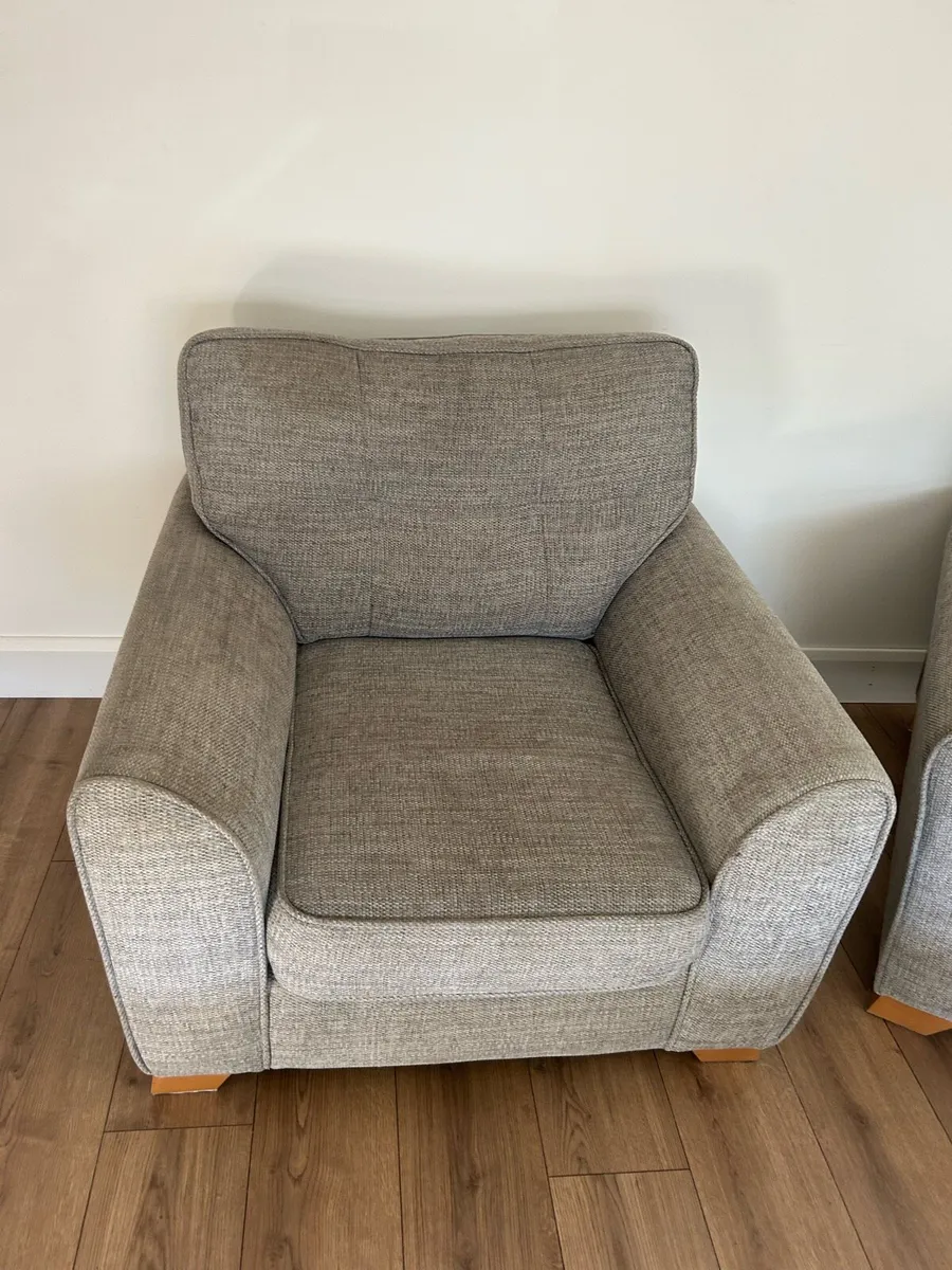 Grey armchair