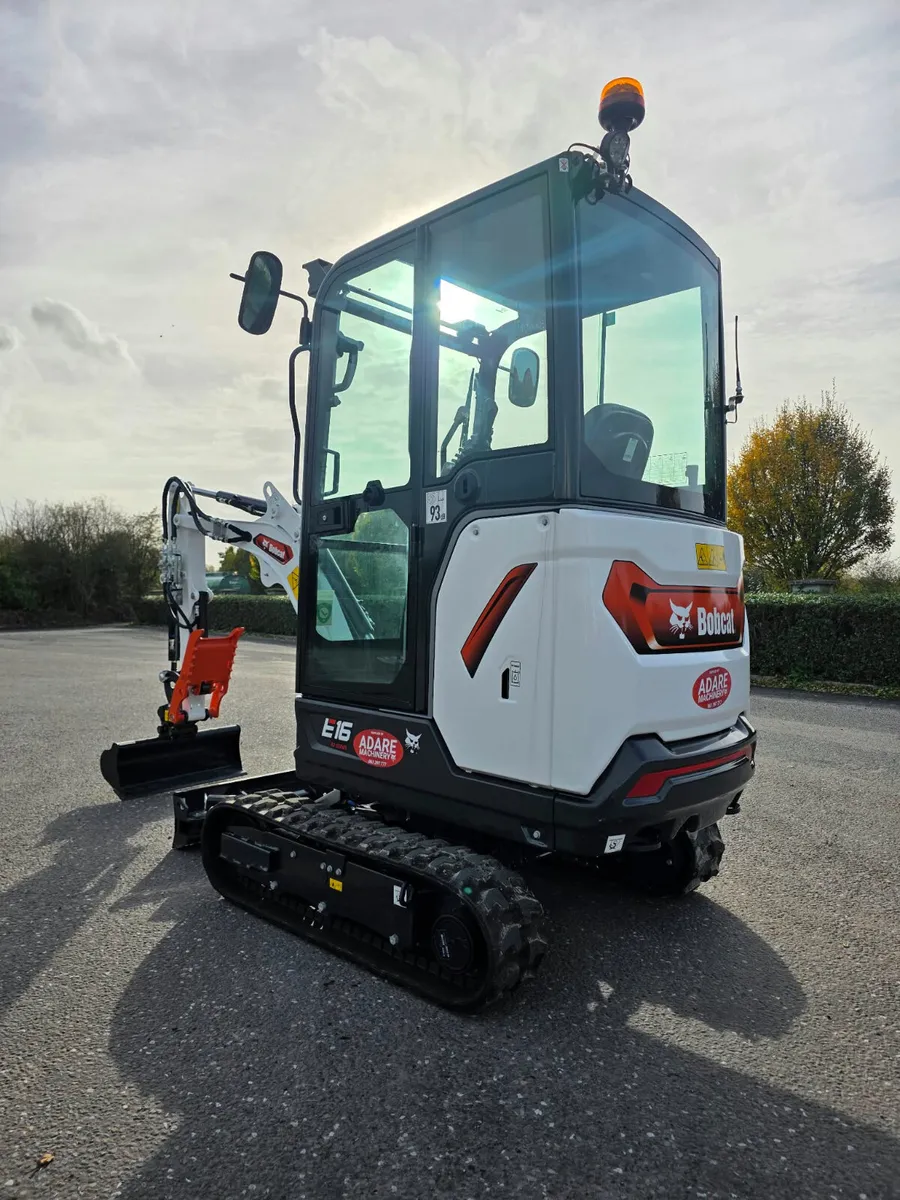 NEW Bobcat E16 Mini Digger | From €104 p/ week - Image 4