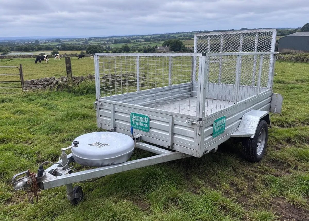 Hartnett 8ft x 5ft Box Trailer For Sale - Image 1