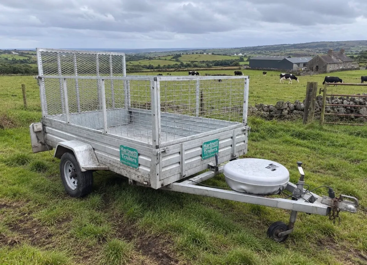 Hartnett 8ft x 5ft Box Trailer For Sale - Image 2