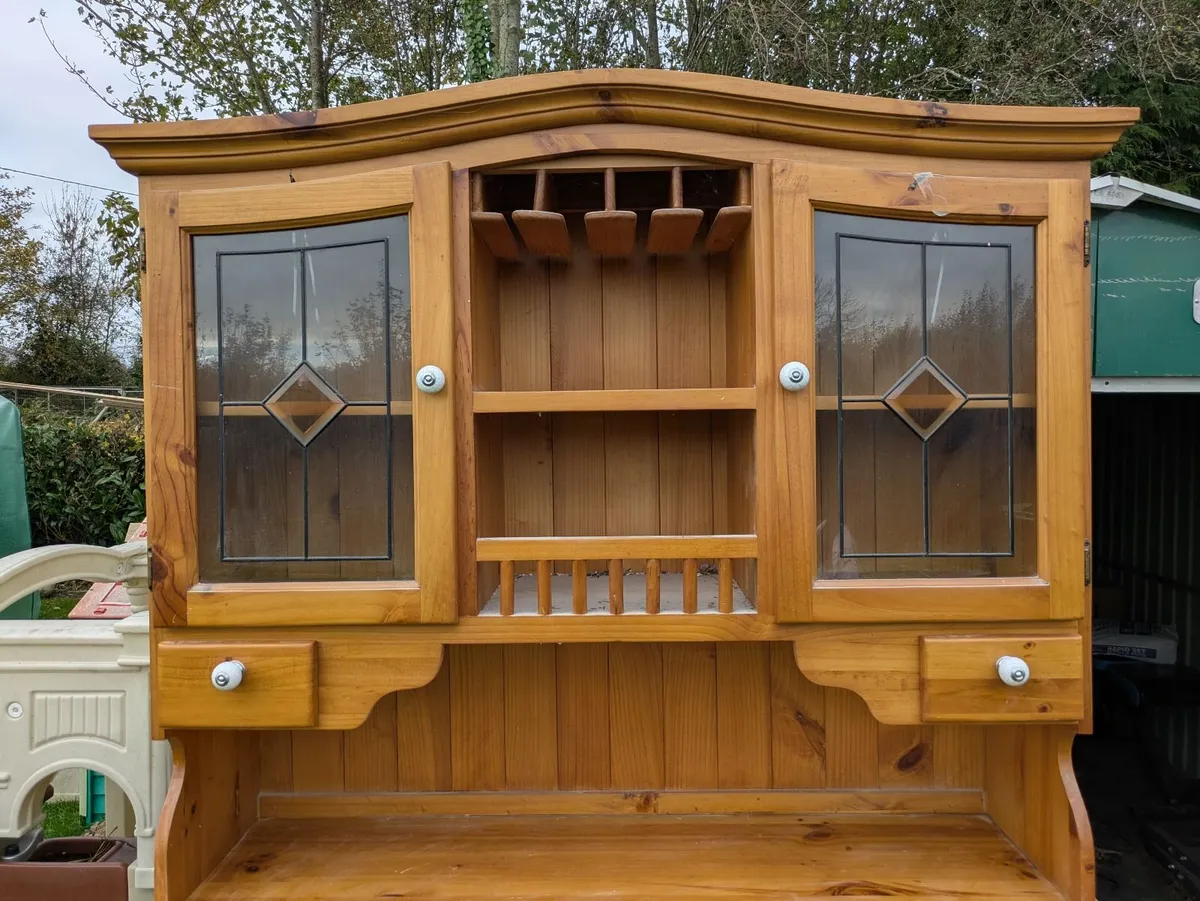 Solid wood cabinet display and console - Image 3