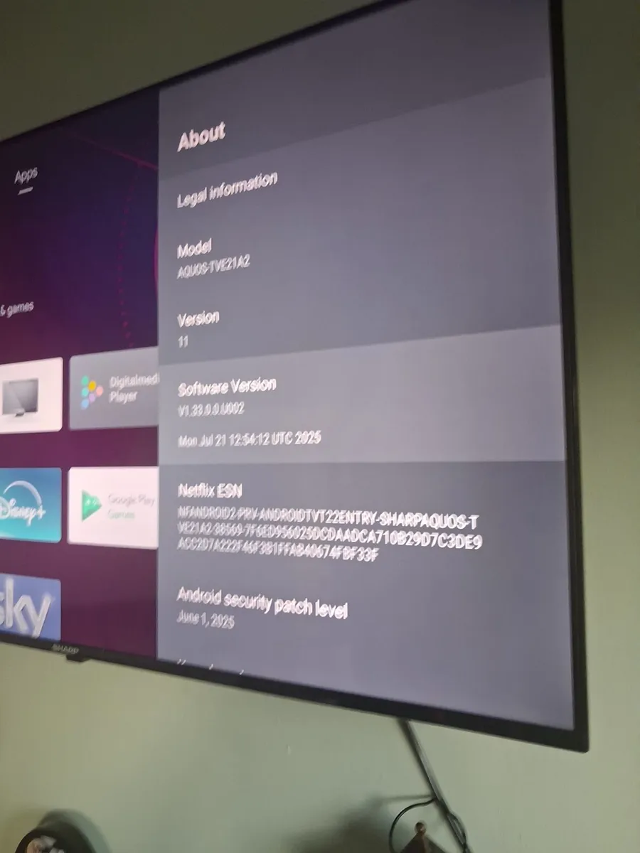 50 inch Sharp smart tv - Image 4