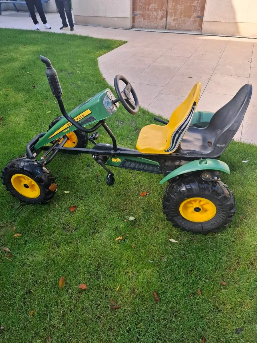 Kids john deere large gocart - Image 2