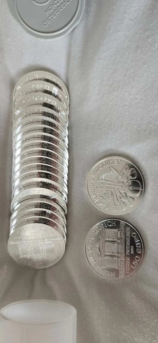 20 x Silver 1 ounce .999 Austrian Philharmonics - Image 1