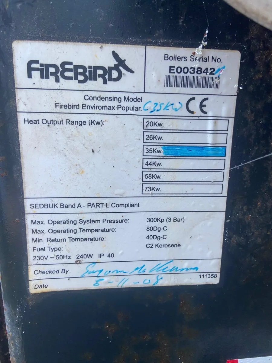 Firebird Oil boiler - Image 2