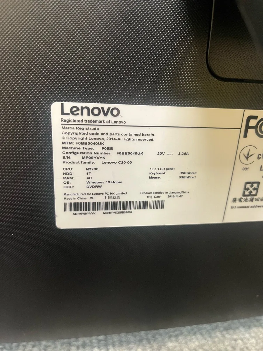 Lenovo All-In-One PC - Image 4