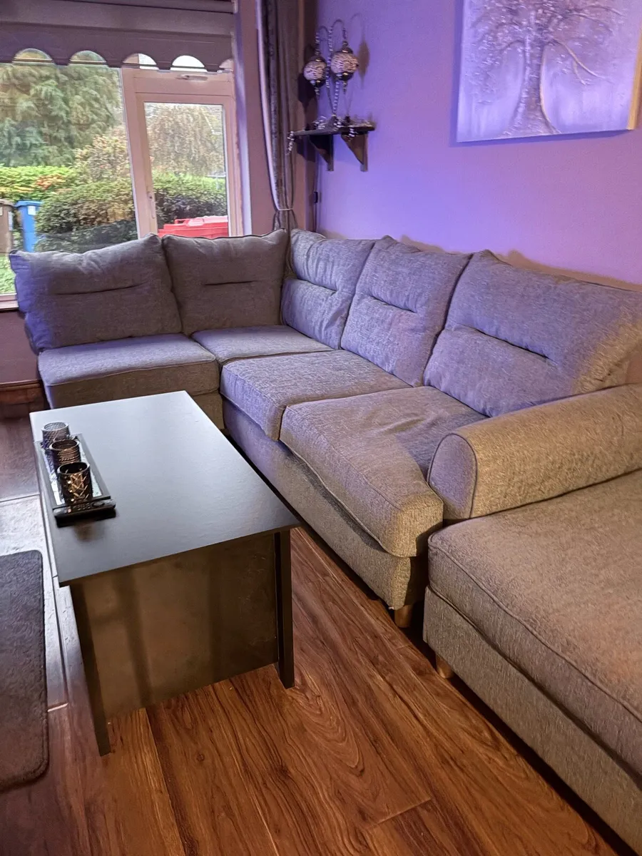 L shaped couch pouffe - Image 2