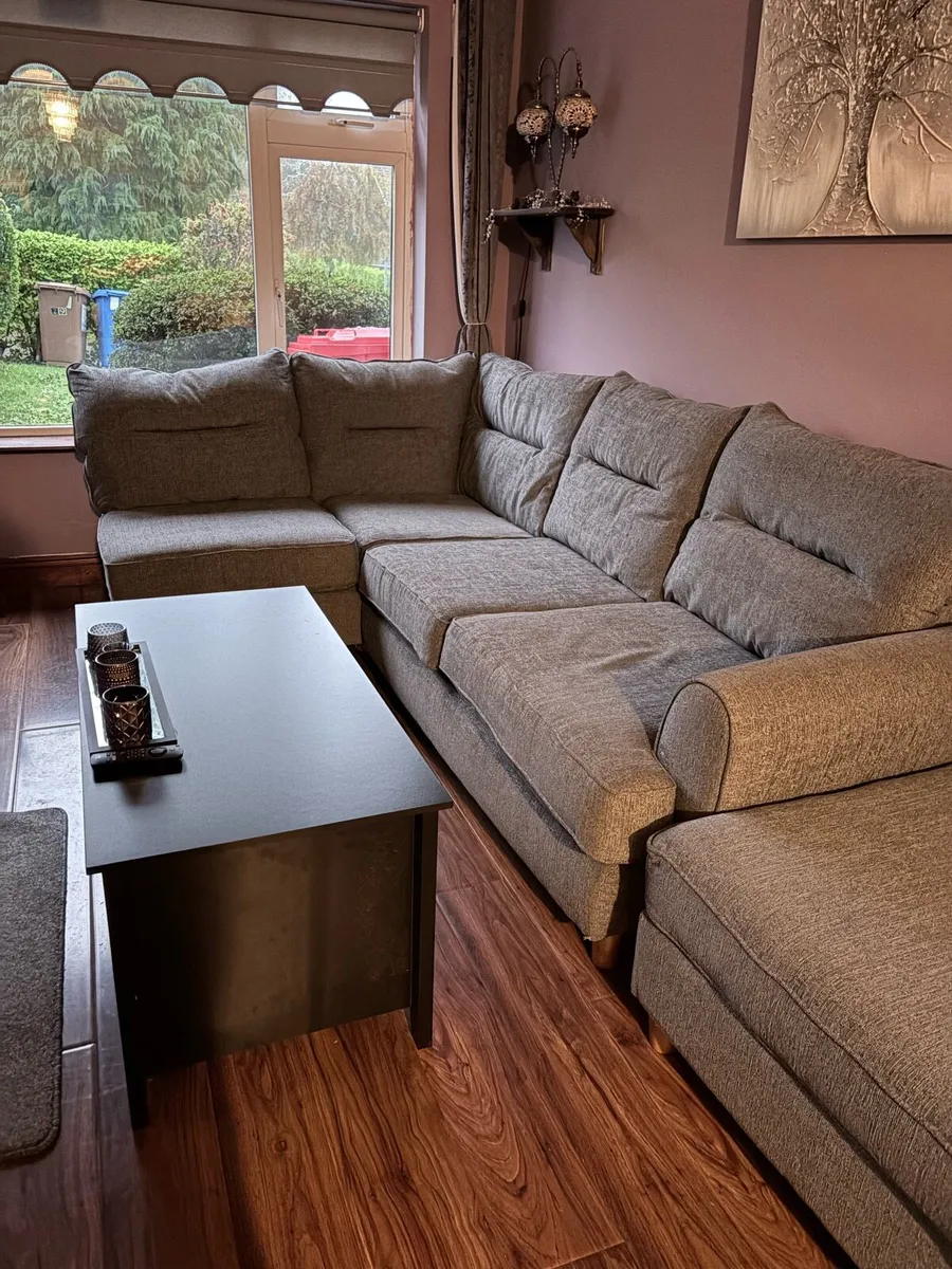L shaped couch pouffe - Image 3