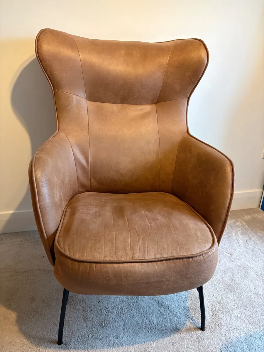 Tan Accent Chair - Image 2
