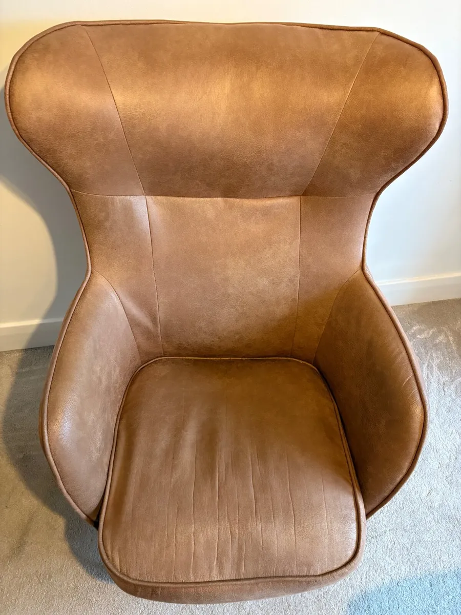 Tan Accent Chair - Image 3