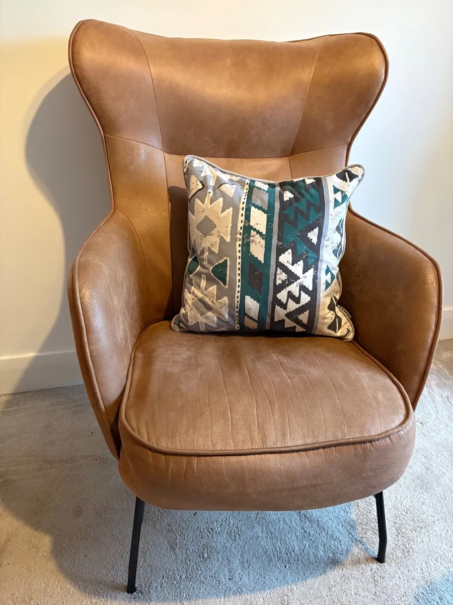 Tan Accent Chair - Image 1