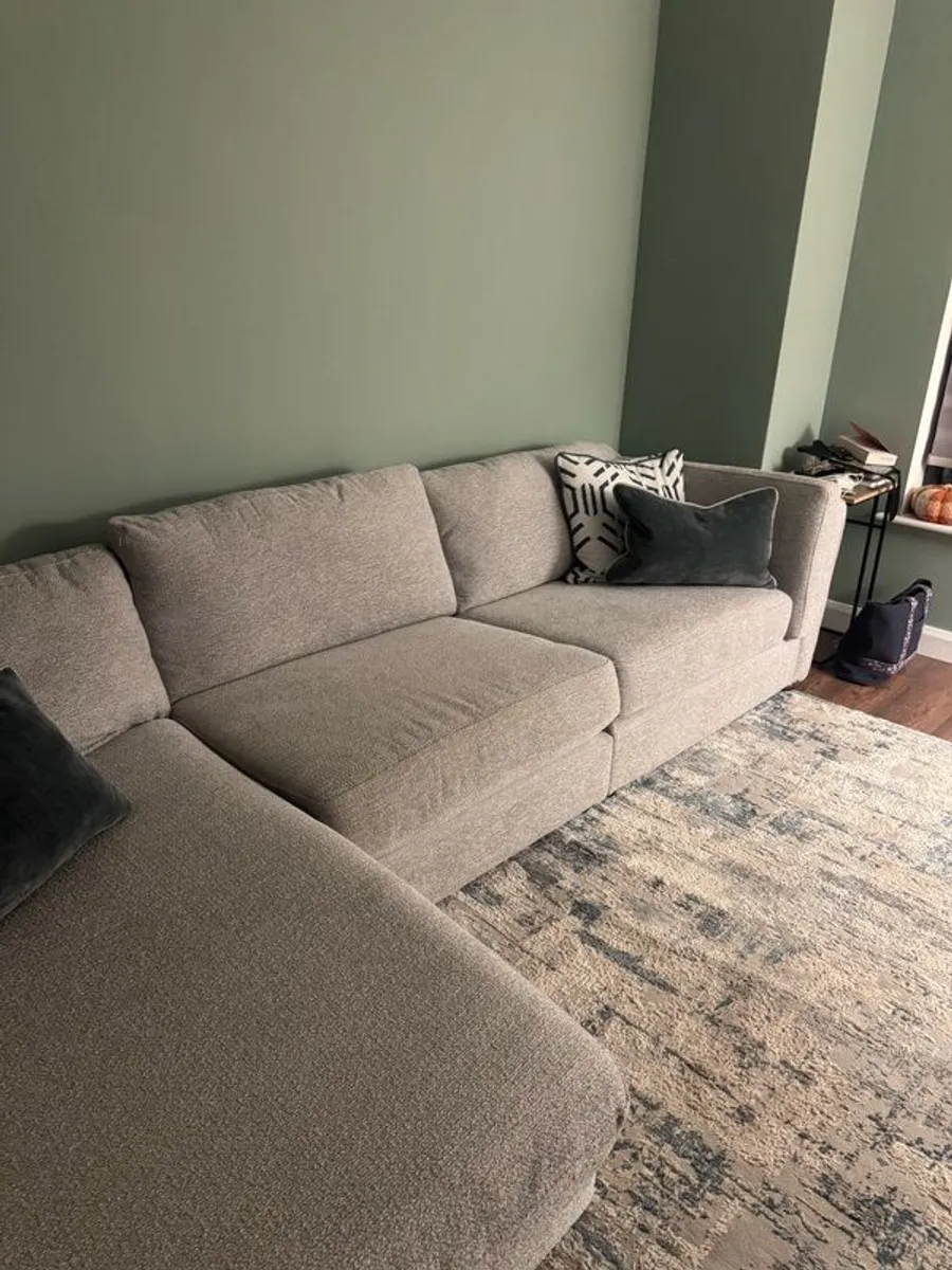 L left hand side DFS large sofa - Image 4