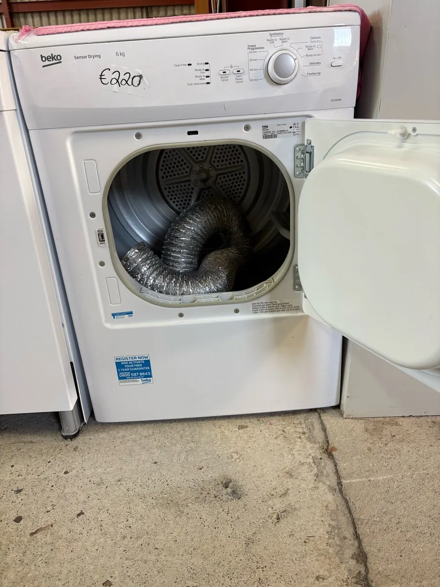 Beko vented 6kg vented dryer - Image 2