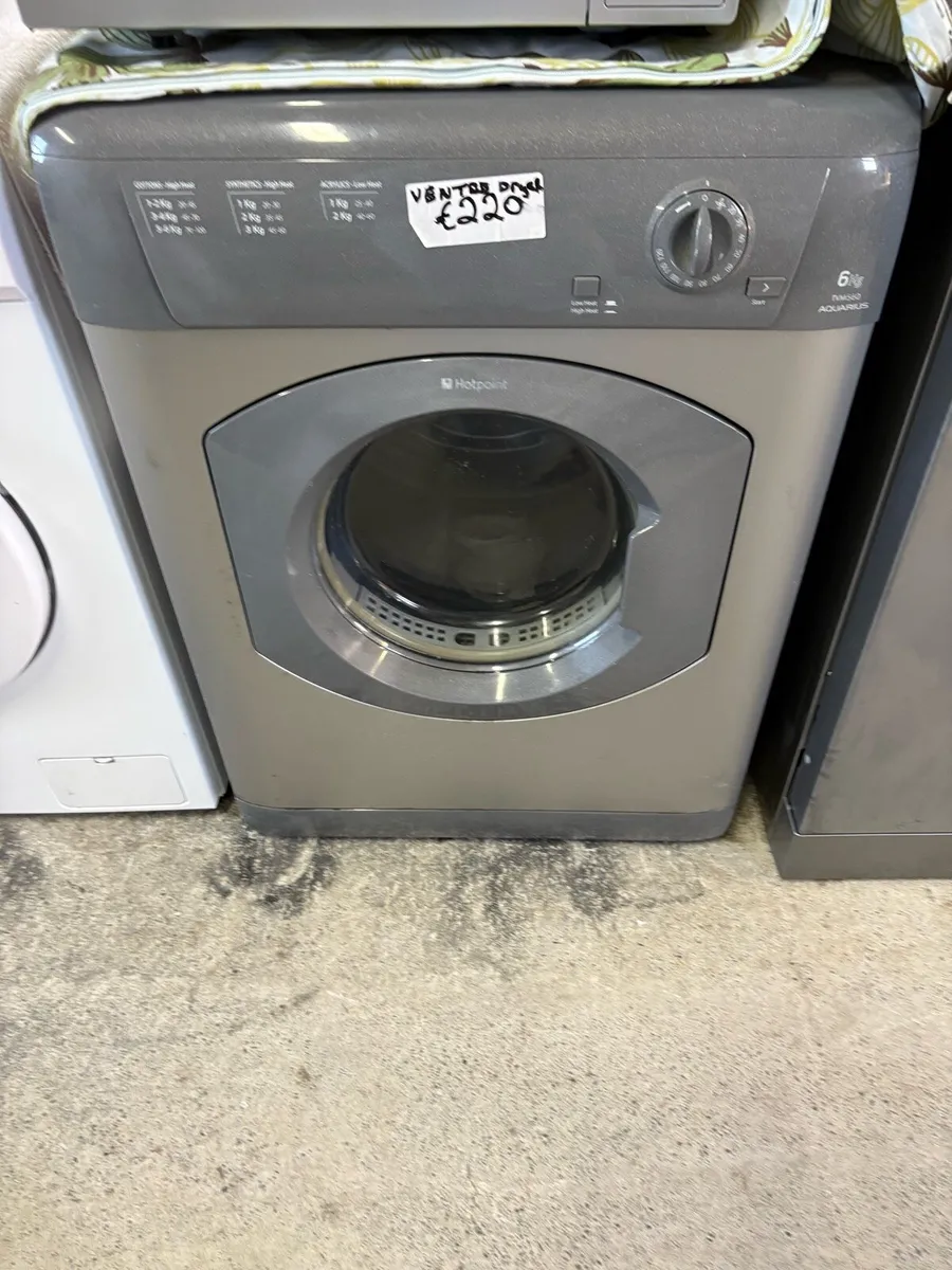 Hotpoint vented 6kg dryer - Image 1