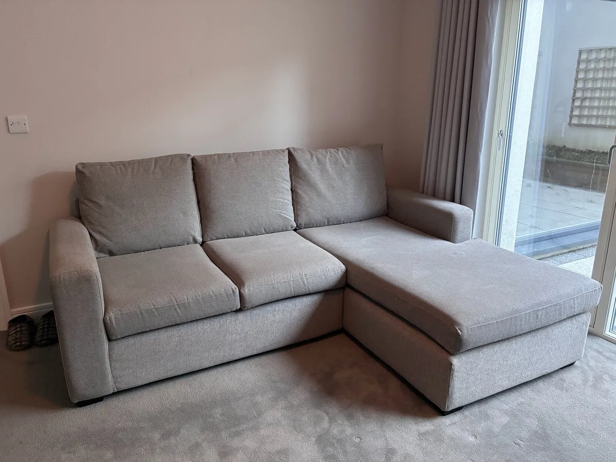 Grey L Shaped Couch / Sofa with Chaise (WayFair) - Image 2