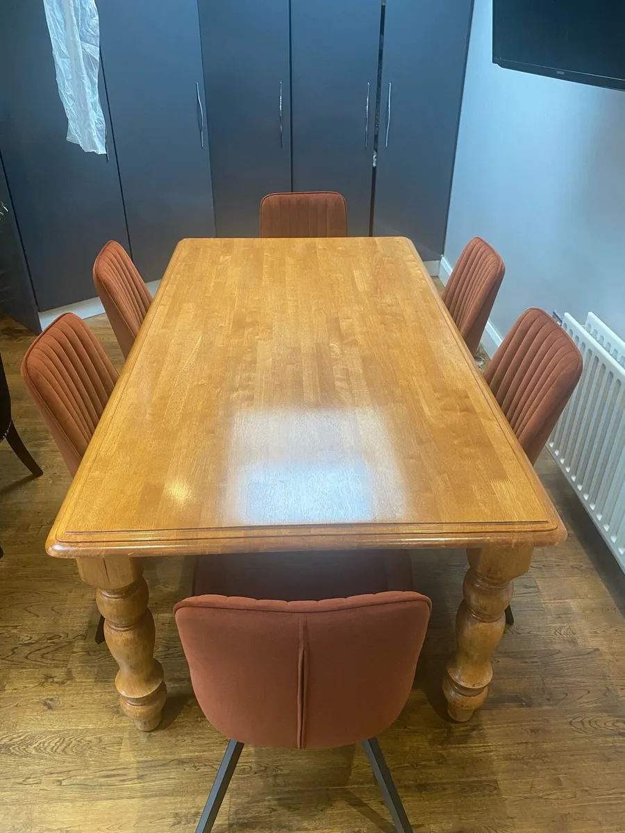Dining Table And 6 Chairs - Image 1