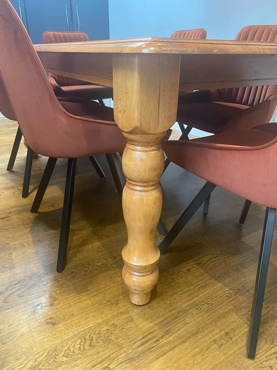 Dining Table And 6 Chairs - Image 4
