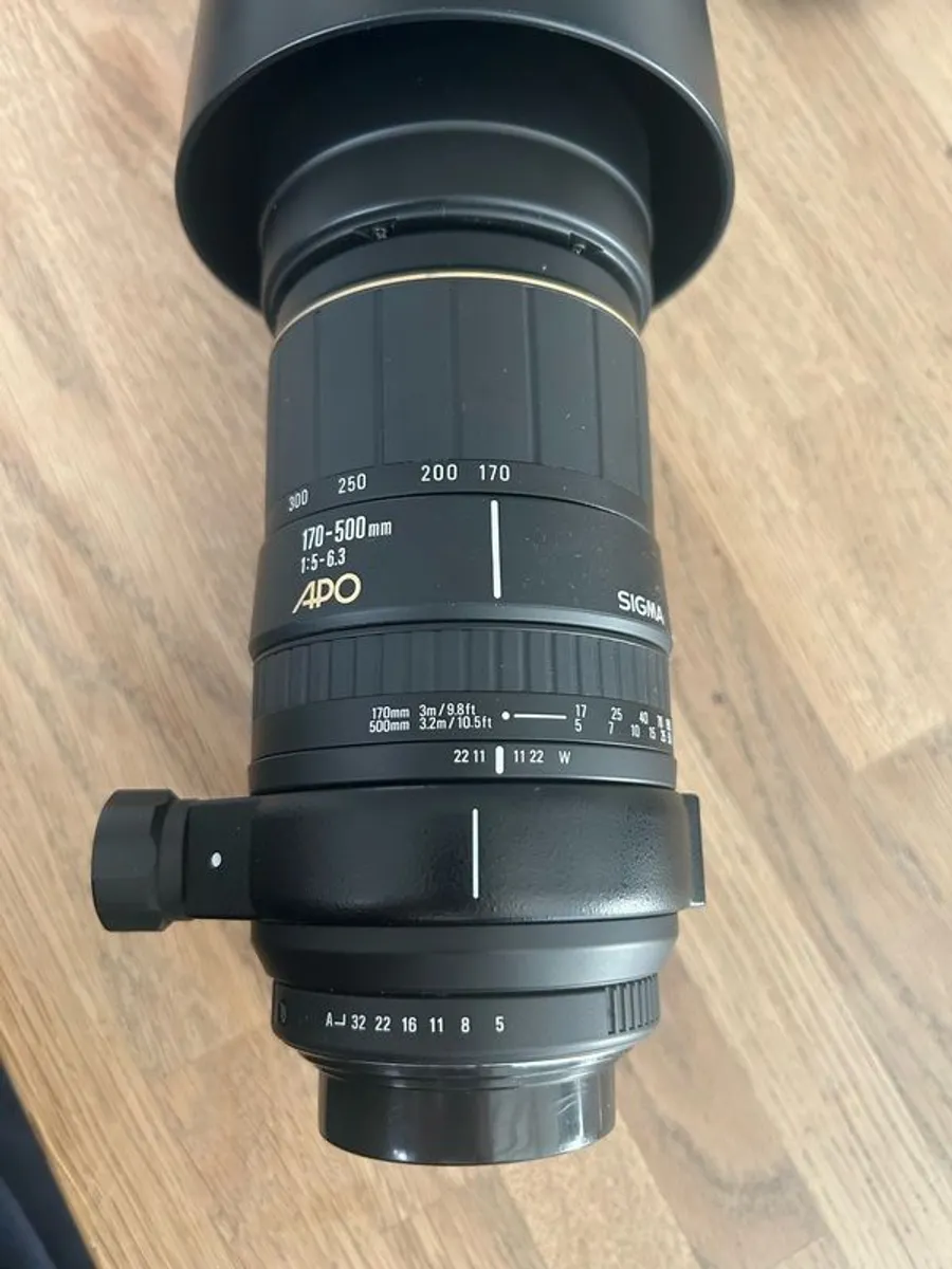 Sigma 170-500mm f/5-6.3 APO Lens (Pentax K-mount) with tripod collar - Image 2
