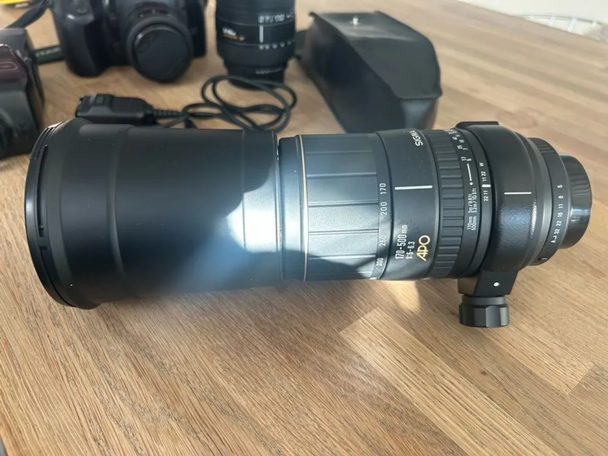 Sigma 170-500mm f/5-6.3 APO Lens (Pentax K-mount) with tripod collar - Image 1