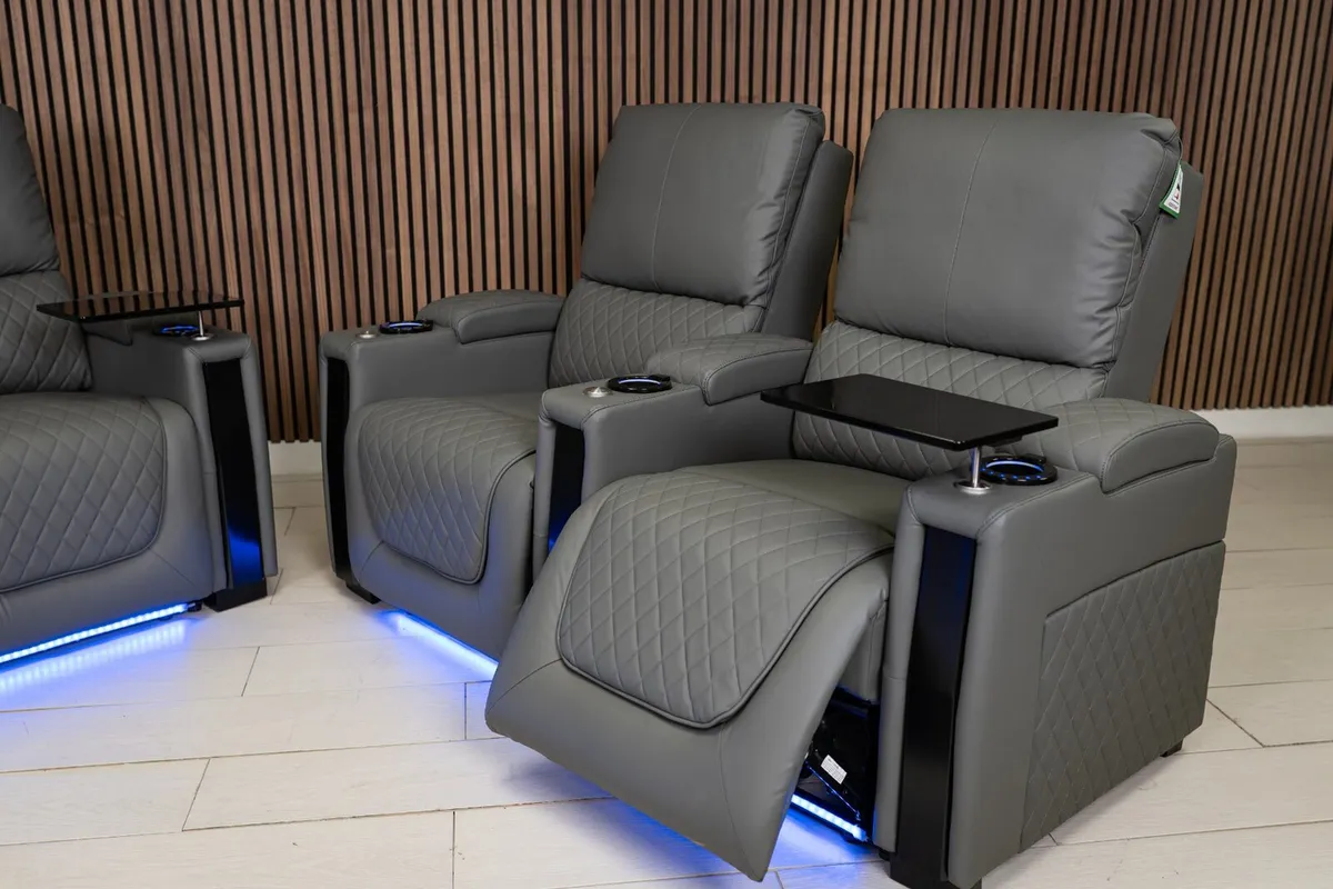 Sienna 3+2 Electric Leather Recliner Sofa Set - Image 3