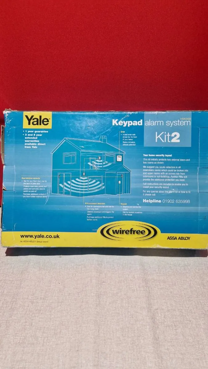 Yale Wirefree Keypad Alarm System Kit 2 (HSA3400 - Image 2