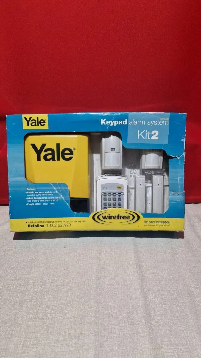 Yale Wirefree Keypad Alarm System Kit 2 (HSA3400 - Image 1